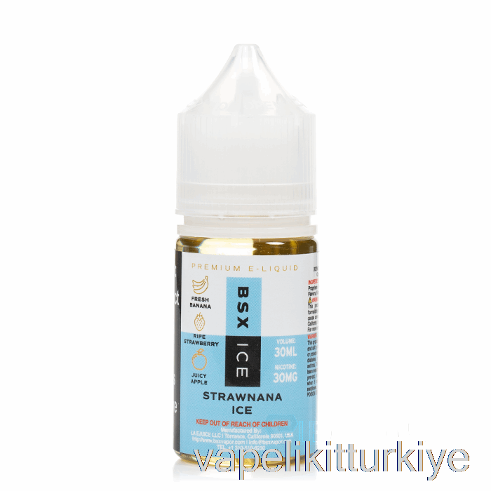Vape Elektronik Sigara Samannana Buz - Bsx Tuz Serisi - 30ml 30mg